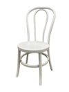 CH-085 | THONET DINING CHAIR WHITE WOOD