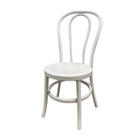 CH-085 | THONET DINING CHAIR WHITE WOOD