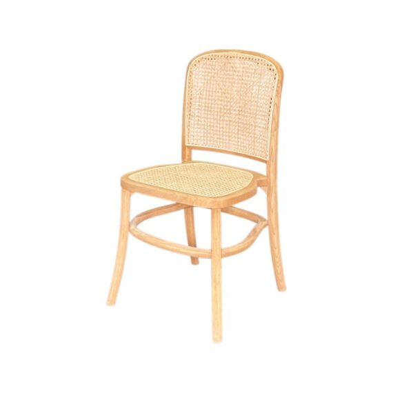 CH-099 | NAPA DINING CHAIR NATURAL WOOD FRAME WITH NATURAL CANE SEAT & BACK