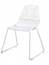 CH-102 | MAZE WIRE CHAIR WHITE