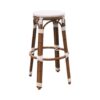 BS-110 | MARSEILLE BARSTOOL WHITE