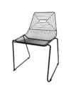 CH-103 | MAZE WIRE CHAIR BLACK
