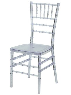 CH-050 | CHIVARI DINING CHAIR CLEAR WITH CUSHION