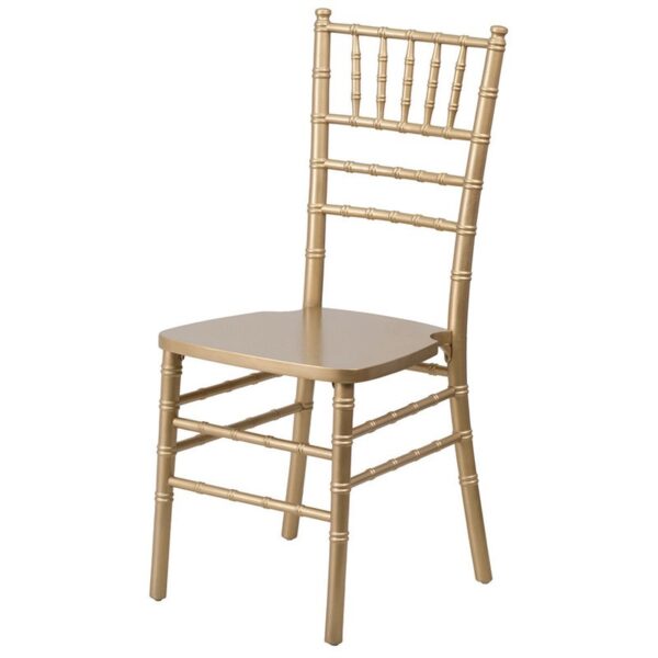 CH-051 | CHIVARI DINING CHAIR GOLD WITH CUSHION
