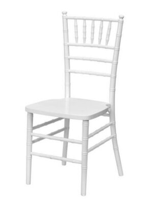 CH-053 | CHIVARI DINING CHAIR WHITE WITH CUSHION