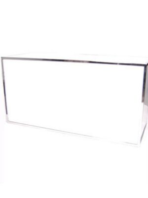 BAR-018 | 6FT BUFFET BAR CHROME FRAME WITH PLEXI