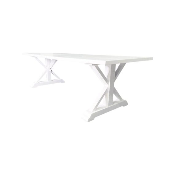CASUAL-101 | NAPA WHITE WOOD RECTANGULAR DINING TABLE