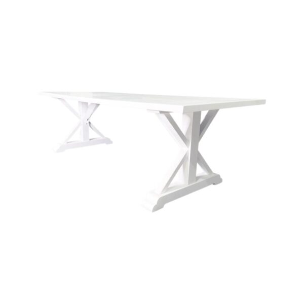 CASUAL-101 | NAPA WHITE WOOD RECTANGULAR DINING TABLE