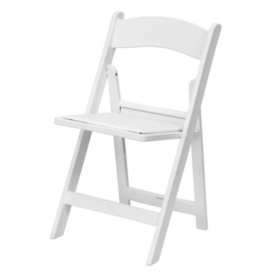 CH-022 | WHITE RESIN FOLDING CHAIR
