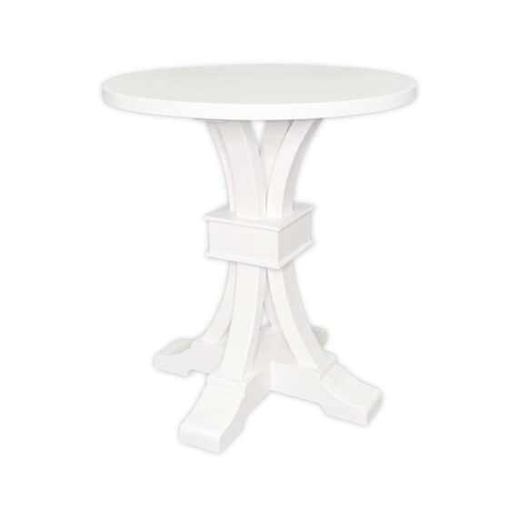 CASUAL-110 | NAPA WHITE ROUND CAFÉ TABLE