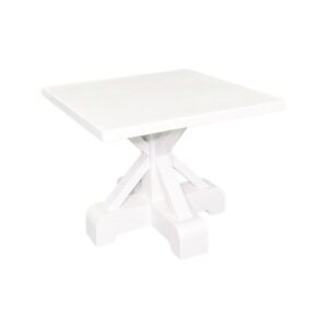 ET-070 | NAPA WHITE WOOD SQUARE END TABLE