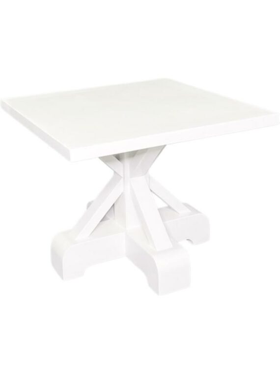 ET-070 | NAPA WHITE WOOD SQUARE END TABLE