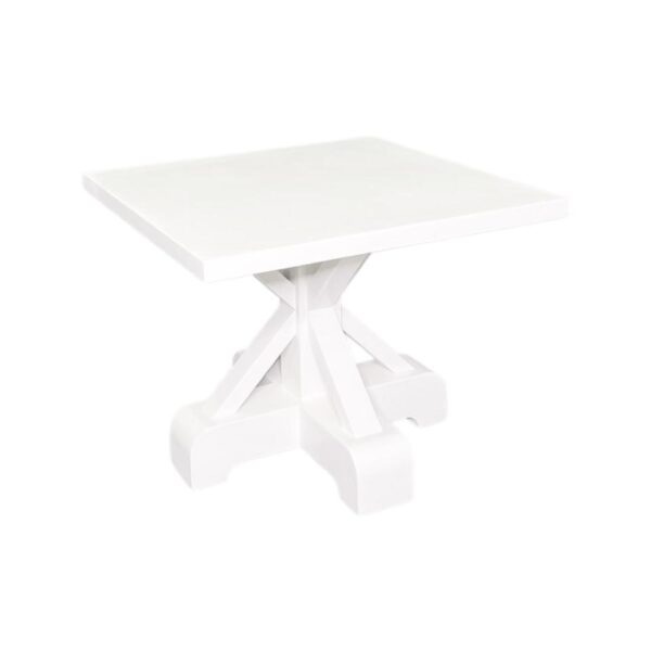 ET-070 | NAPA WHITE WOOD SQUARE END TABLE