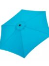 MISC-UMB-003 | AQUA BLUE UMBRELLA WITH BASE