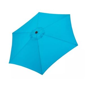 MISC-UMB-003 | AQUA BLUE UMBRELLA WITH BASE