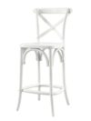 BS-160 | TUSCAN BARSTOOL WHITE WOOD