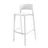 BS-120 | SHELBY BARSTOOL WHITE