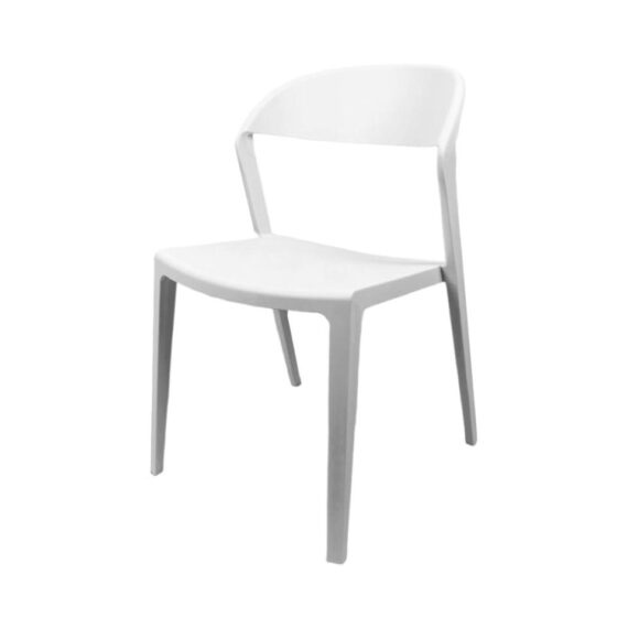 CH-120 | SHELBY CHAIR WHITE