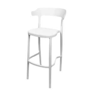 BS-130 | KELLY BARSTOOL WHITE
