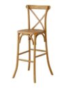 BS-161 | TUSCAN BARSTOOL NATURAL WOOD