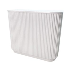 BAR-097 | SYDNEY FLUTED 4FT BAR WHITE WOOD