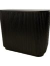 BAR-098 | SYDNEY FLUTED 4FT BAR BLACK WOOD