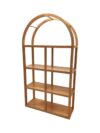 BAR-087 | SYDNEY ARCHED BAR SHELF NATURAL WOOD