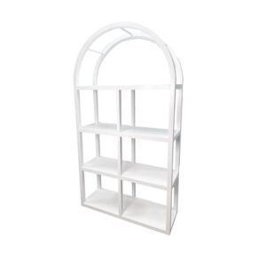BAR-088 | SYDNEY ARCHED BAR SHELF WHITE WOOD