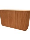 BAR-090 | SYDNEY FLUTED 6FT BAR NATURAL WOOD