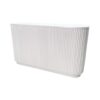 BAR-091 | SYDNEY FLUTED 6FT BAR WHITE WOOD
