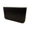 BAR-092 | SYDNEY FLUTED 6FT BAR BLACK WOOD