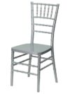 CH-052 | CHIVARI DINING CHAIR SILVER WITH CUSHION