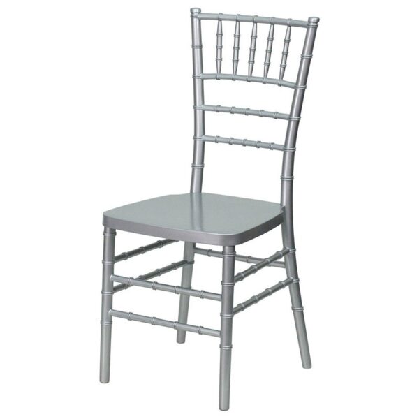 CH-052 | CHIVARI DINING CHAIR SILVER WITH CUSHION