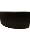 BAR-095 | SYDNEY FLUTED CURVED BAR BLACK WOOD