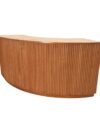 BAR-093 | SYDNEY FLUTED CURVED BAR NATURAL WOOD