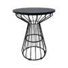 CASUAL-126 | BLACK MAZE WIRE CAFE TABLE