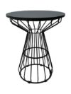 CASUAL-126 | BLACK MAZE WIRE CAFE TABLE