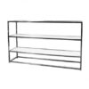 BAR-031 | SHORT BARBACK CHROME FRAME WITH PLEXI