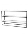 BAR-031 | SHORT BARBACK CHROME FRAME WITH PLEXI