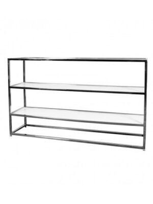 BAR-031 | SHORT BARBACK CHROME FRAME WITH PLEXI