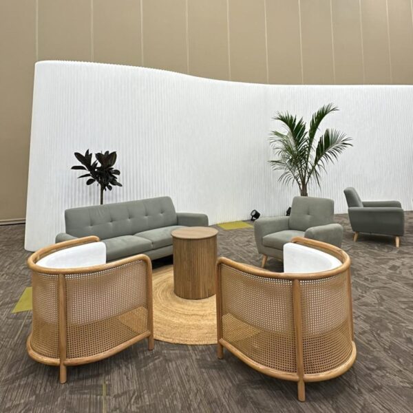 SS-560 | SIMONE GREY FABRIC SOFA