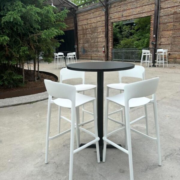 BS-120 | SHELBY BARSTOOL WHITE