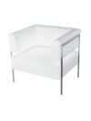 SS-053 | OPEN BACK SINGLE CHAIR WHITE
