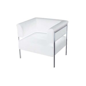 SS-053 | OPEN BACK SINGLE CHAIR WHITE