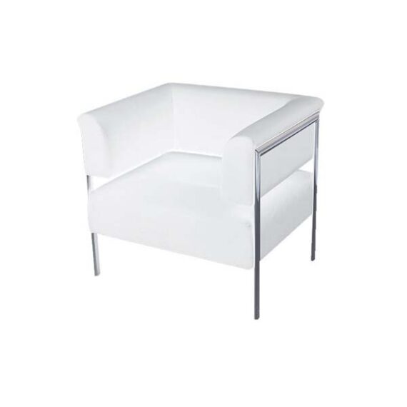 SS-053 | OPEN BACK SINGLE CHAIR WHITE