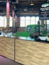 BAR-022 | 6FT BAR BROWN FRAME WITH PLEXI
