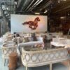 SS-500 | MD BELGIUM SOFA BEIGE LINEN 8FT