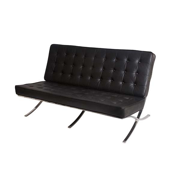 SS-025 | VANCOUVER LOVE SEAT BLACK