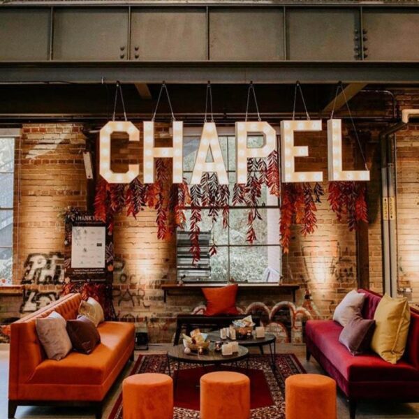 SS-435 | ROUND VELVET OTTOMAN NAPLES ORANGE