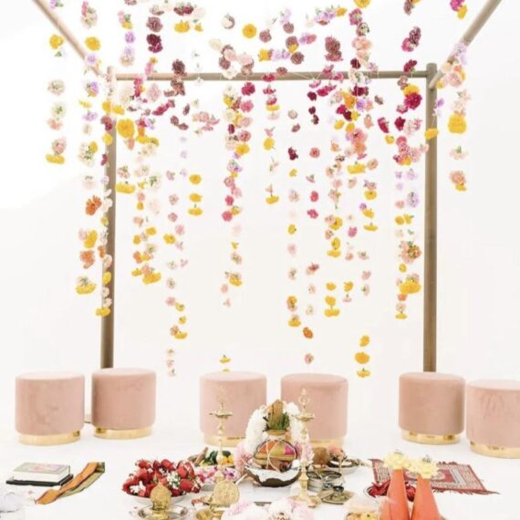 SS-430 | ROUND VELVET OTTOMAN BLUSH PINK